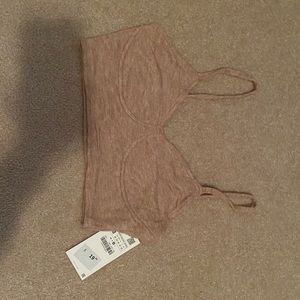 Zara crop bustier style top